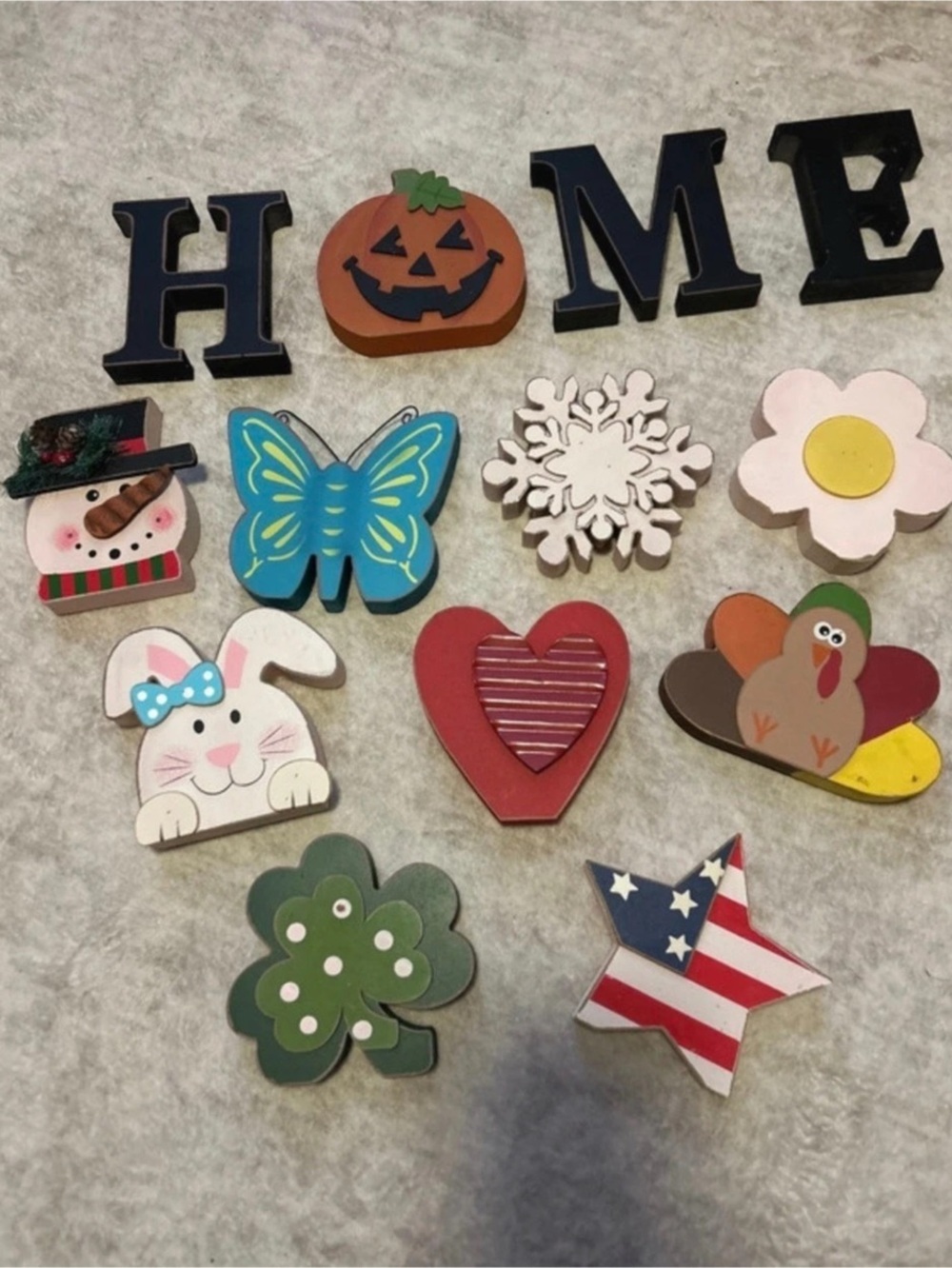 13 Piece Interchangeable Home Sign